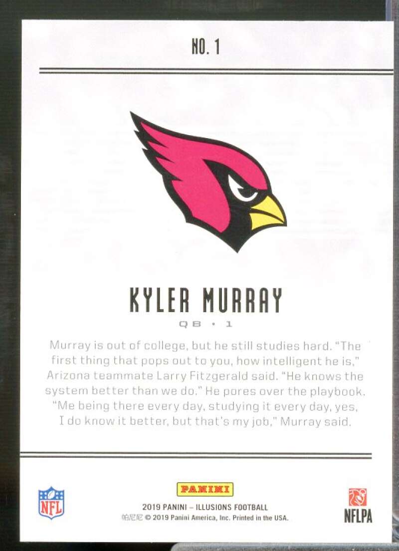 Kyler Murray Rookie Card 2019 Panini Illusions #1  Image 2