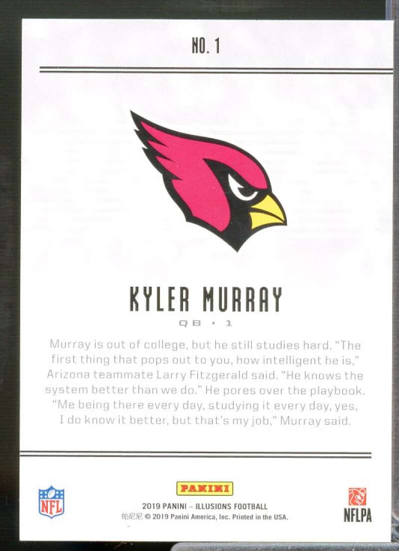 Kyler Murray Rookie Card 2019 Panini Illusions #1  Image 2