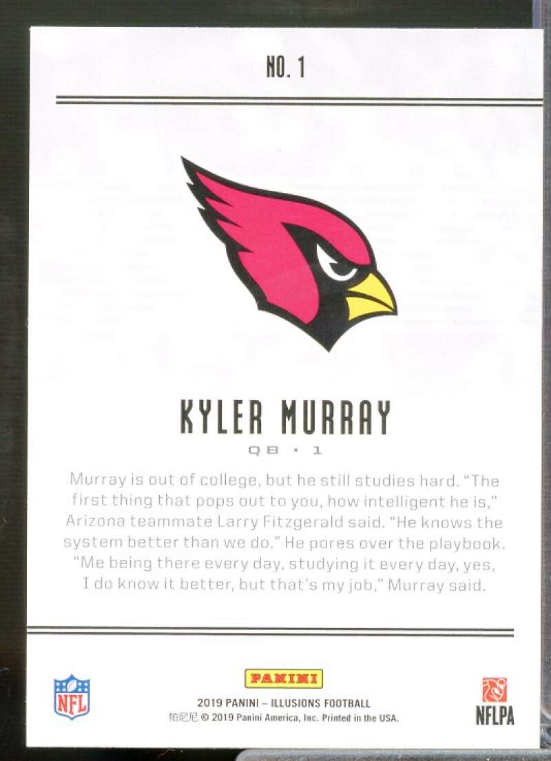 Kyler Murray Rookie Card 2019 Panini Illusions #1  Image 2