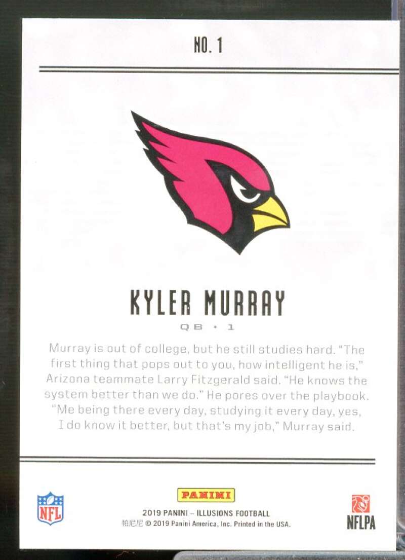 Kyler Murray Rookie Card 2019 Panini Illusions #1  Image 2