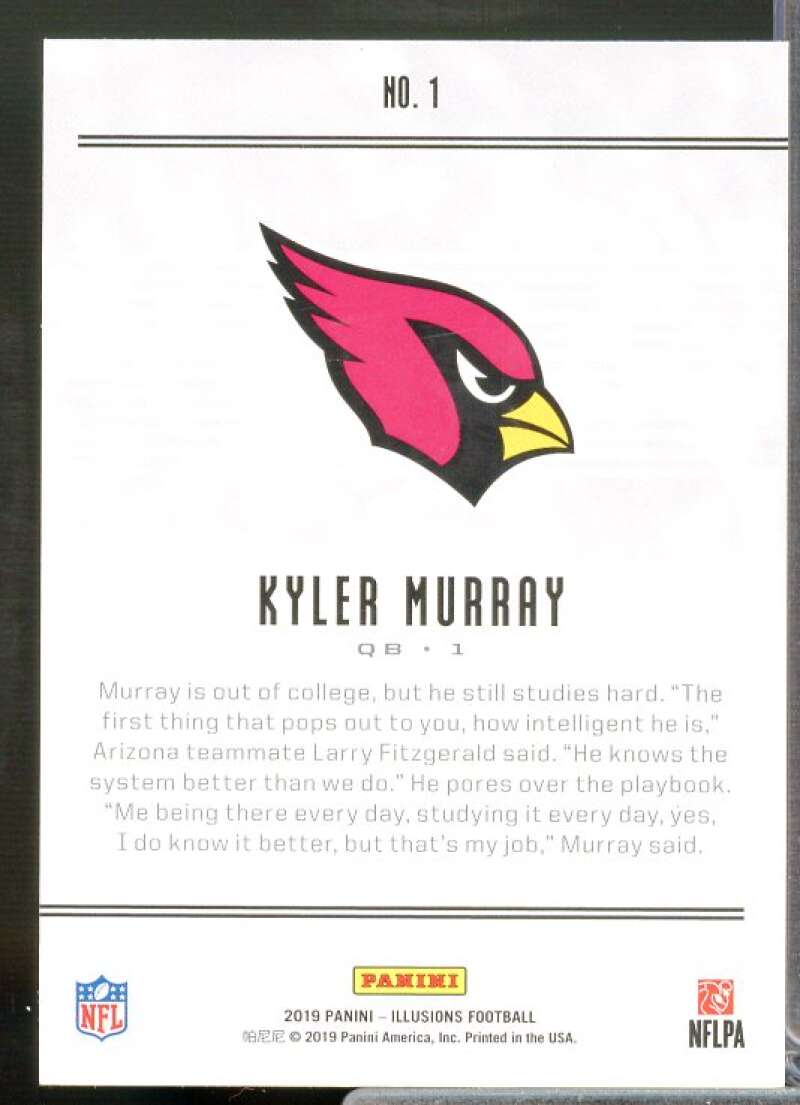 Kyler Murray Rookie Card 2019 Panini Illusions #1  Image 2