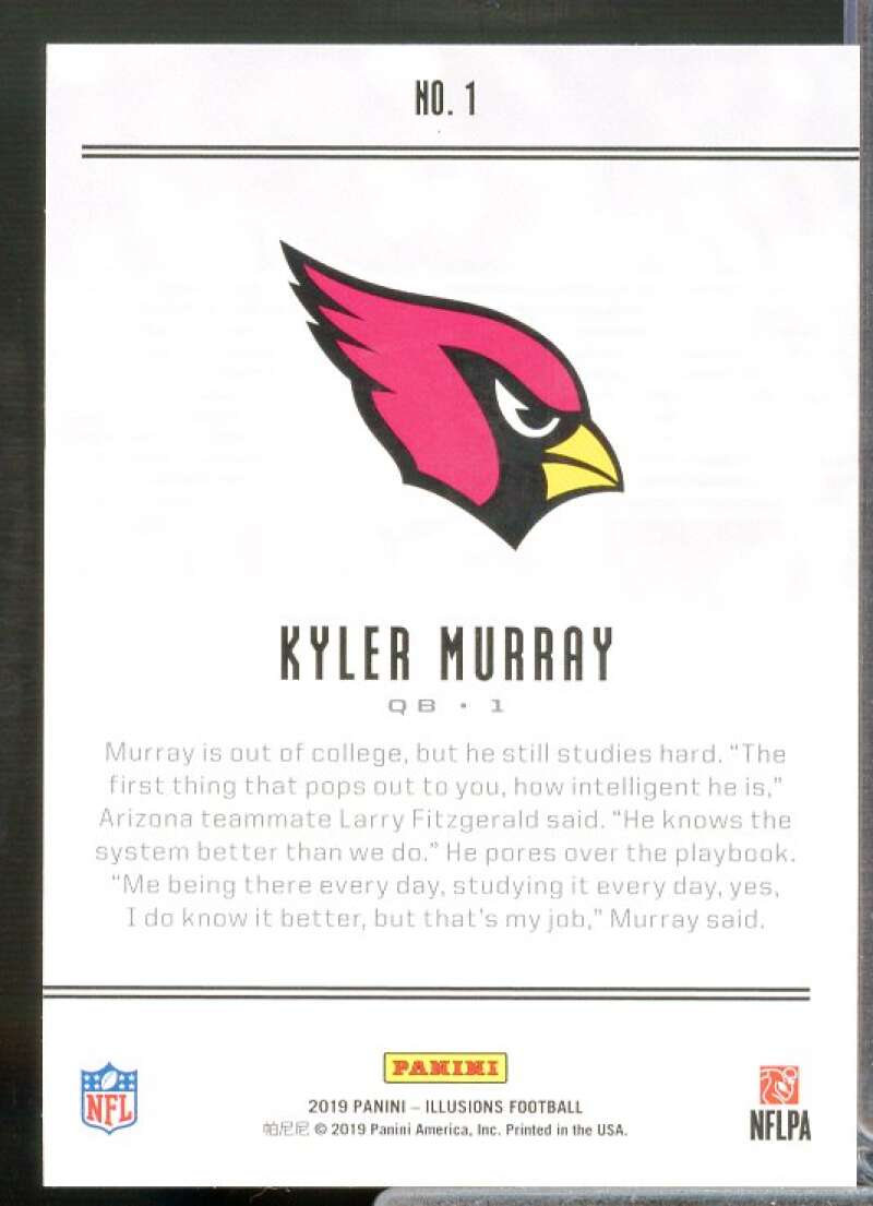 Kyler Murray Rookie Card 2019 Panini Illusions #1  Image 2