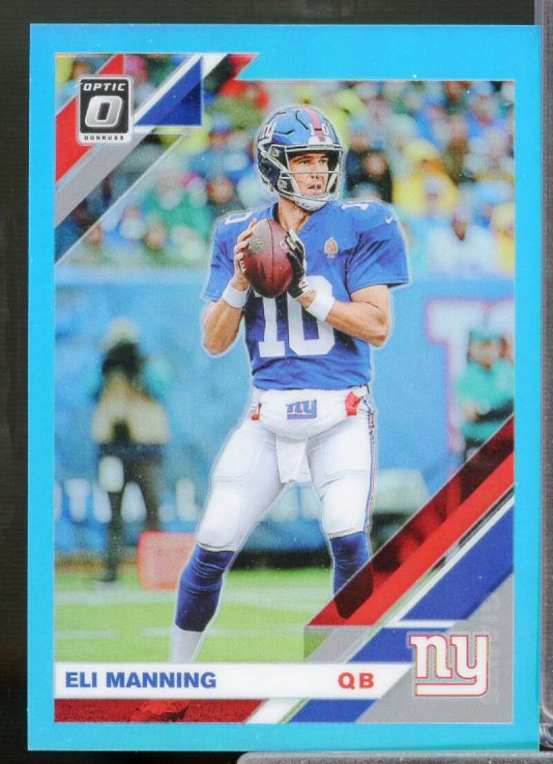 Eli Manning Card 2019 Donruss Optic Aqua #69  Image 1