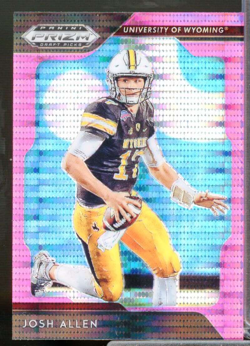 Josh Allen Card 2019 Panini Prizm Draft Picks Prizms Pink Pulsar #50  Image 1