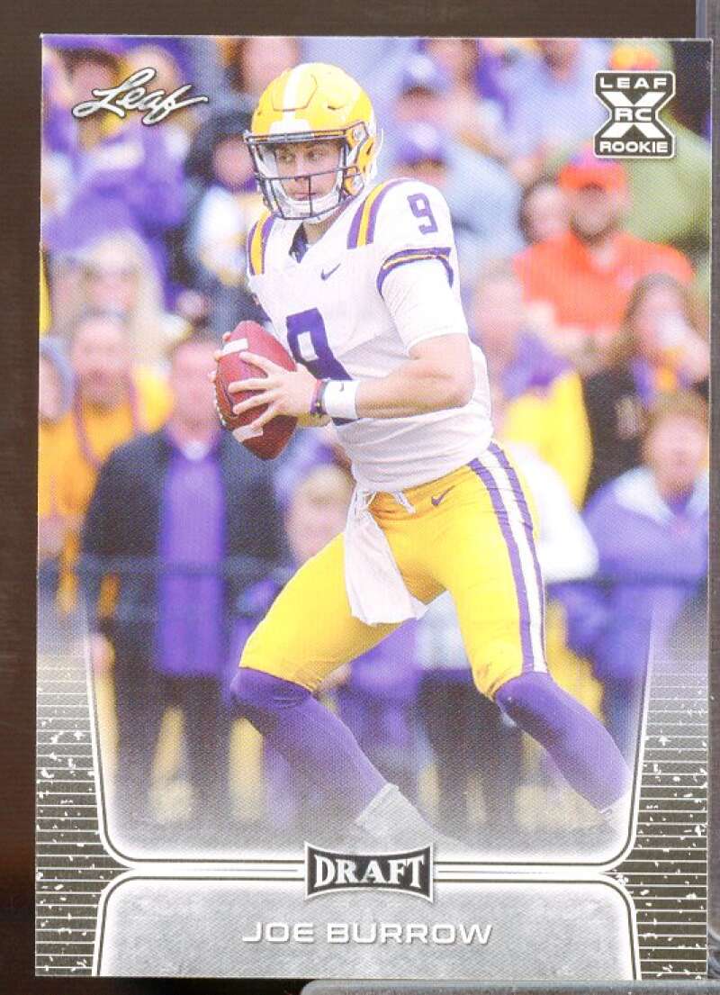 Joe Burrow Rookie Card 2020 Leaf Draft #1  Image 1