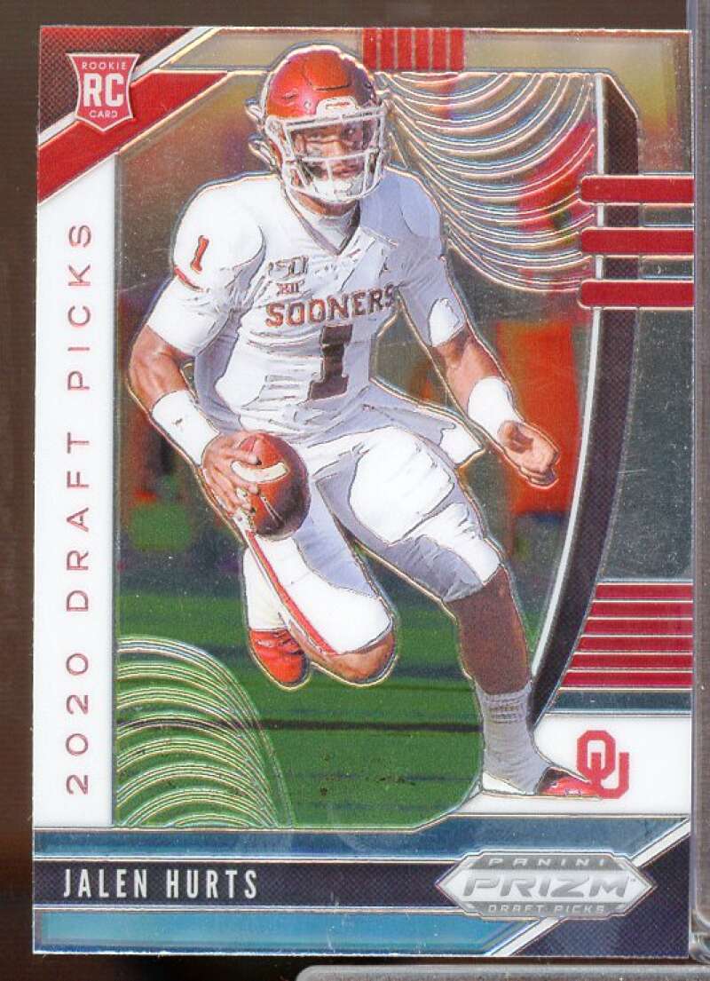 Jalen Hurts Rookie Card 2020 Panini Prizm Draft Picks #129  Image 1