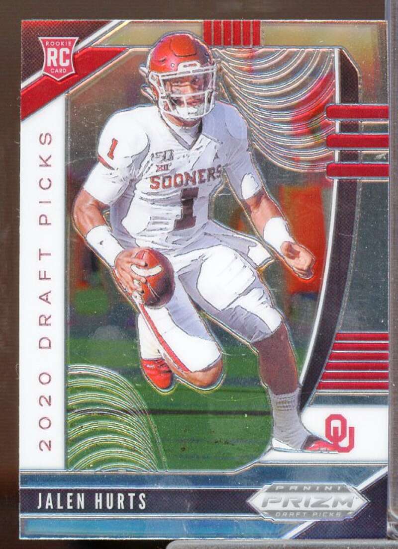 Jalen Hurts Rookie Card 2020 Panini Prizm Draft Picks #129  Image 1