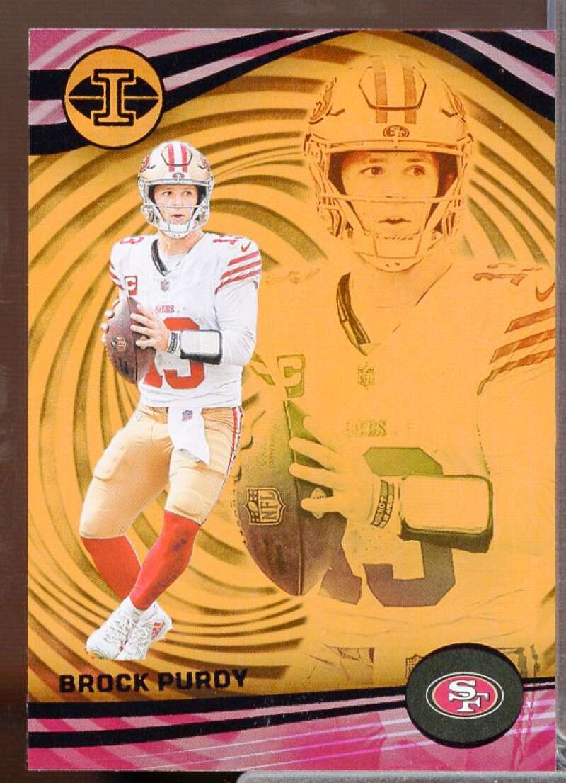 Brock Purdy Card 2023 Panini Illusions Orange #89  Image 1