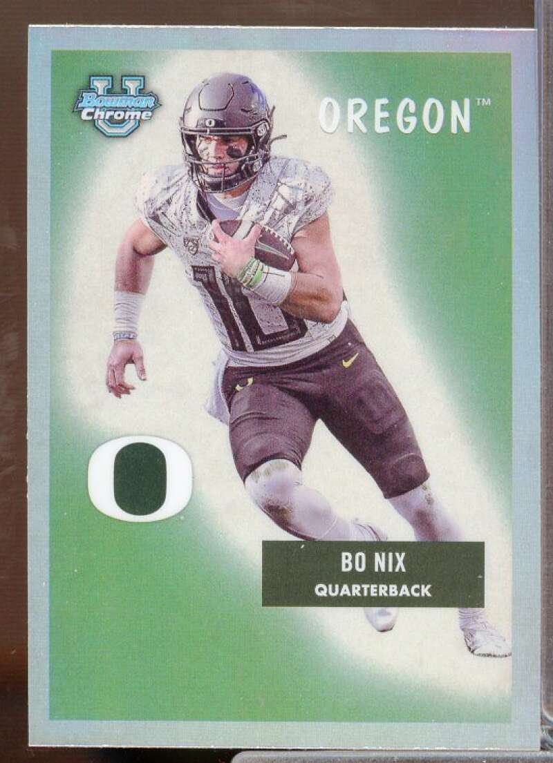 Bo Nix Rookie Card 2023 Bowman Chrome University '55 Bowman #55BF16  Image 1