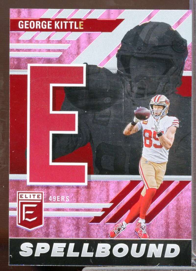 George Kittle Card 2023 Elite Spellbound Pink #35  Image 1