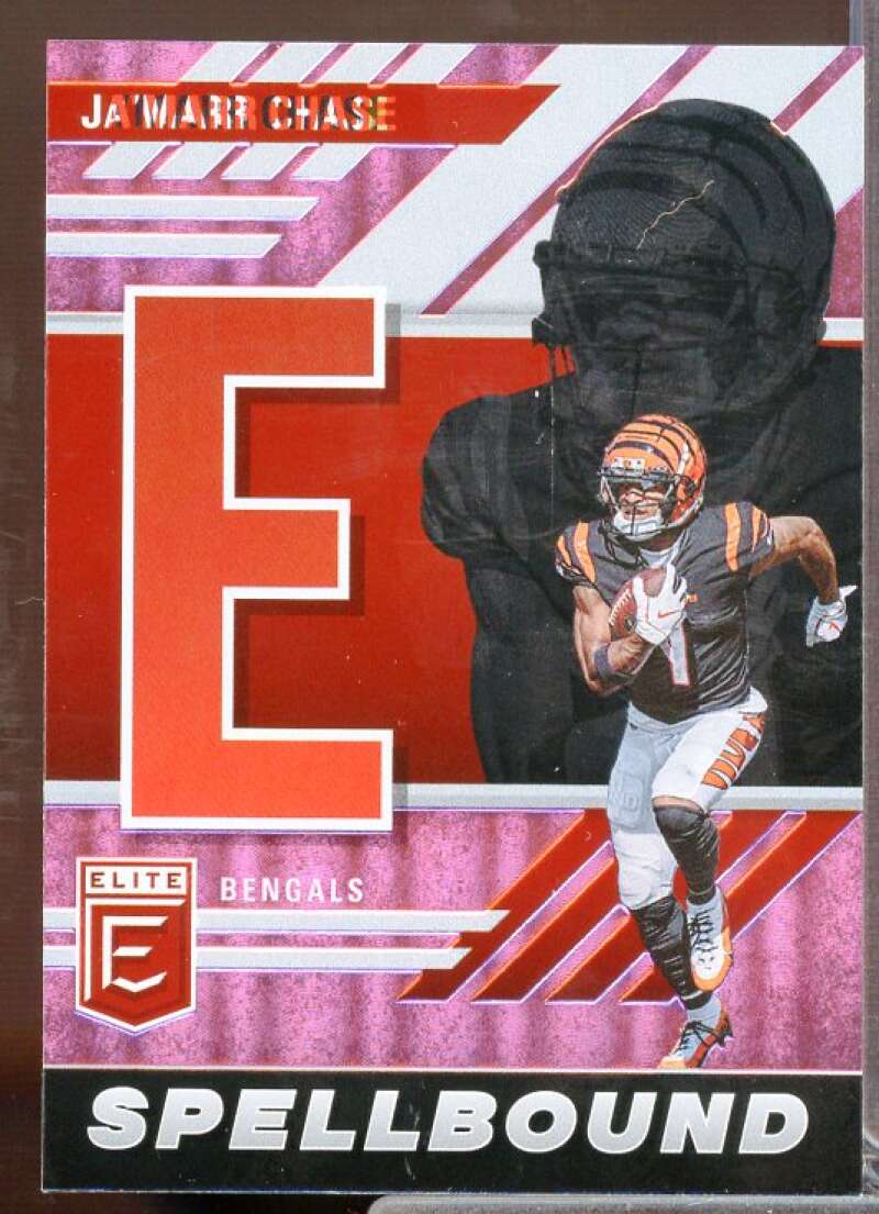 Ja'Marr Chase Card 2023 Elite Spellbound Pink #6  Image 1