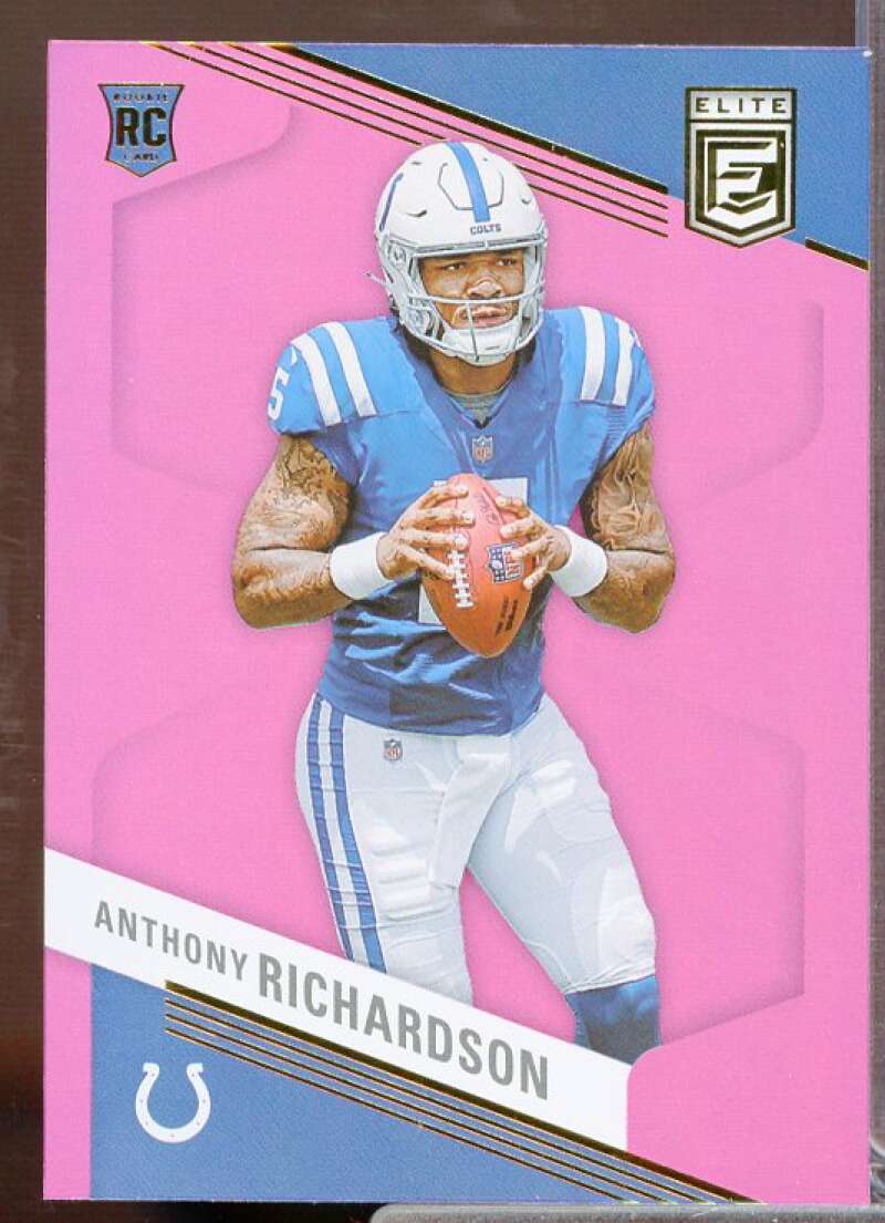 Anthony Richardson Rookie Card 2023 Elite Pink #102  Image 1
