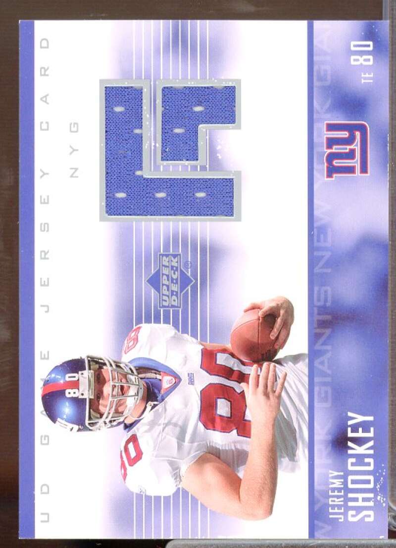Jeremy Shockey 2 Card 2003 Upper Deck Game Jerseys #GJJS  Image 1