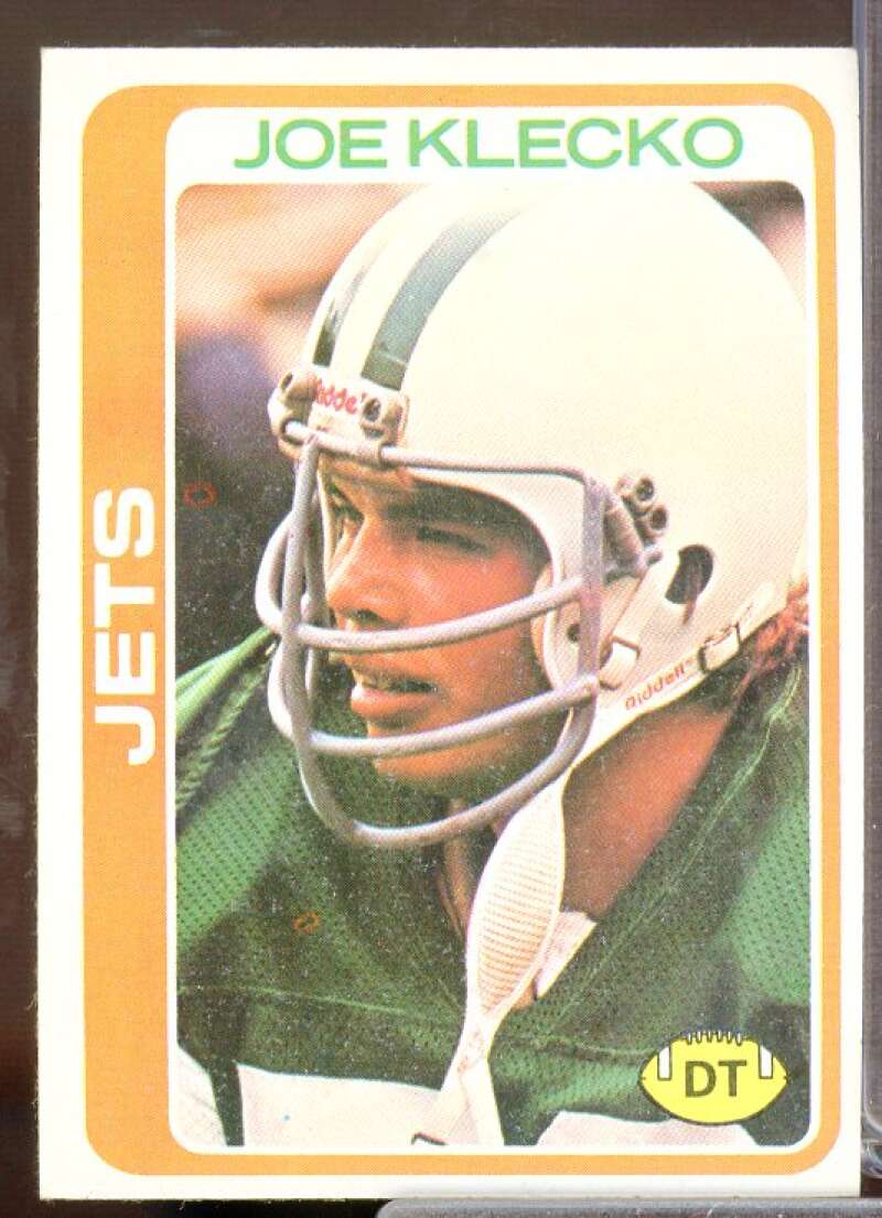Joe Klecko Rookie Card 1978 Topps #287  Image 1