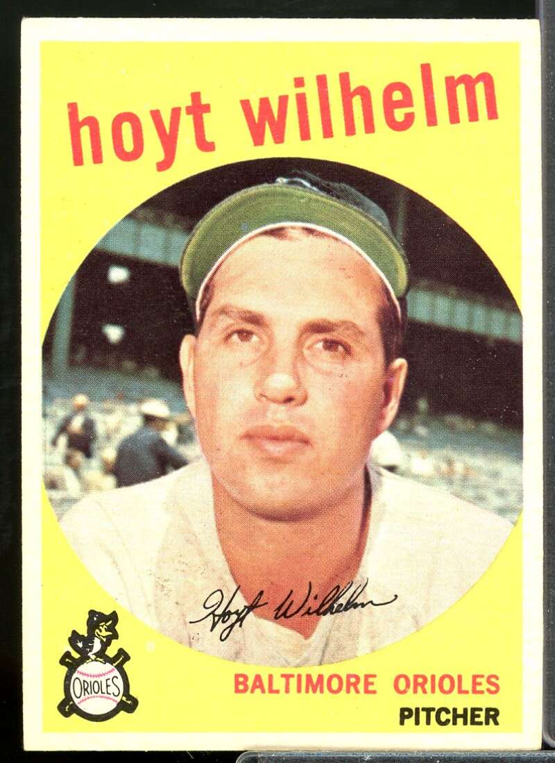 Hoyt Wilhelm Card 1959 Topps #349  Image 1