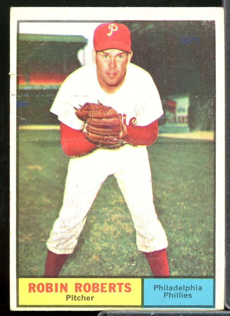 Robin Roberts Card 1961 Topps #20  Image 1