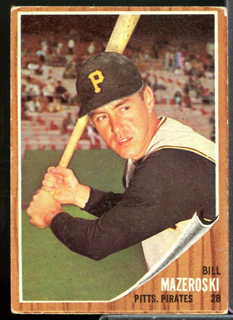 Bill Mazeroski Card 1962 Topps #353  Image 1