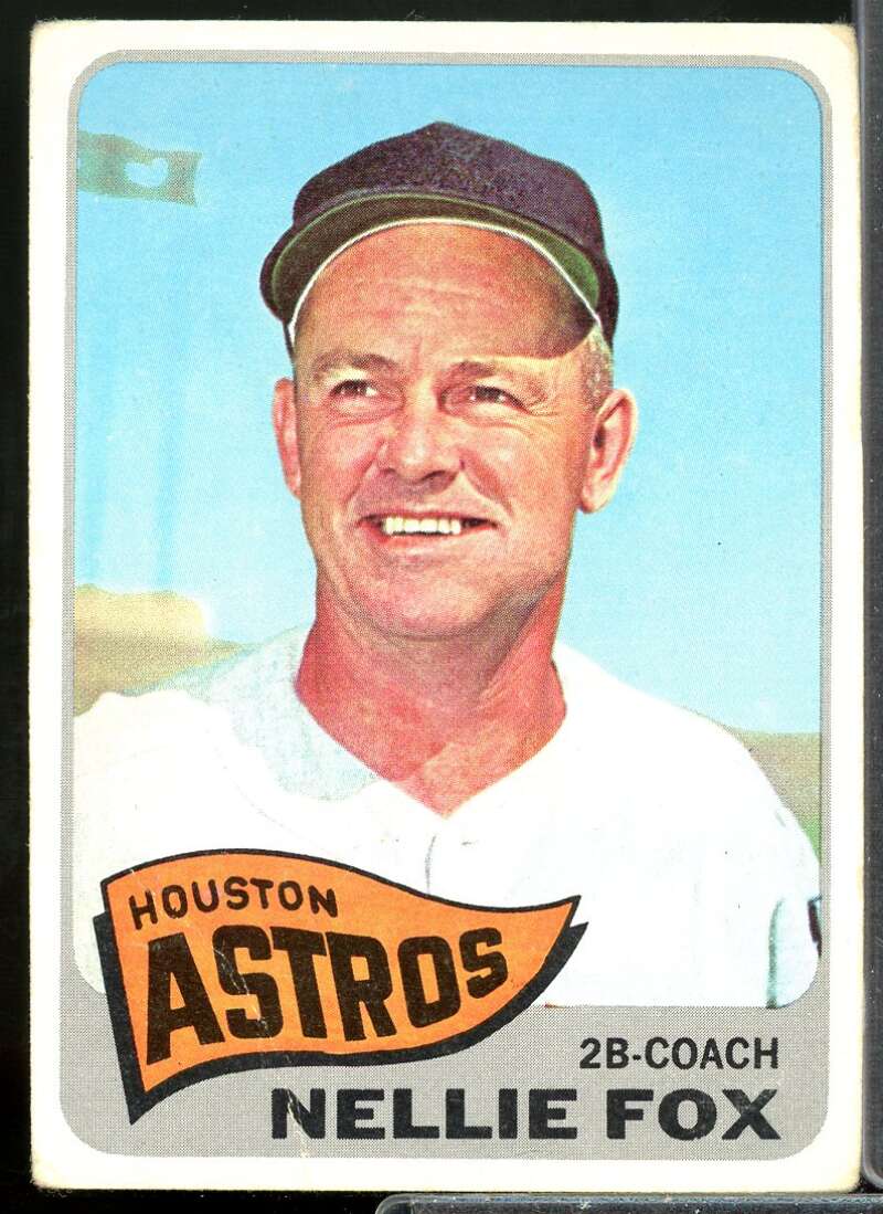 Nellie Fox P/CO Card 1965 Topps #485  Image 1