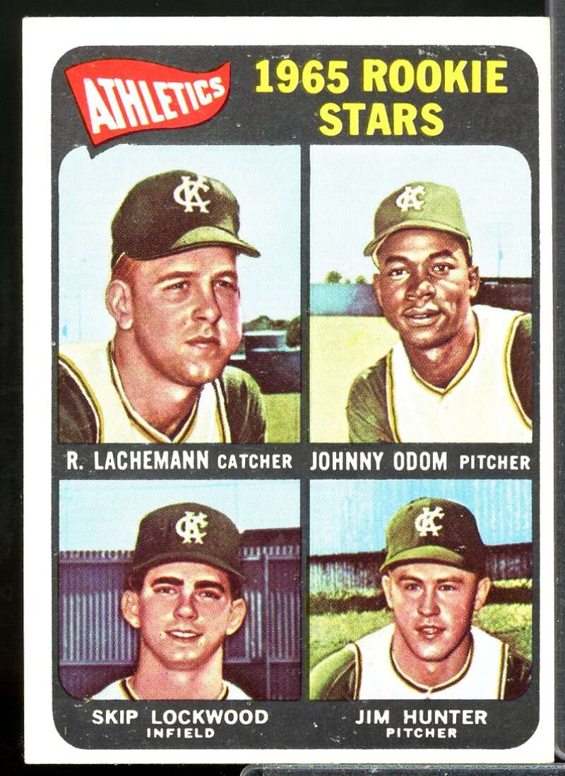 Rookie Star/ Lachemann RC/Odom RC/Hunter RC/Skip Lockwood RC SP 1965 Topps #526  Image 1