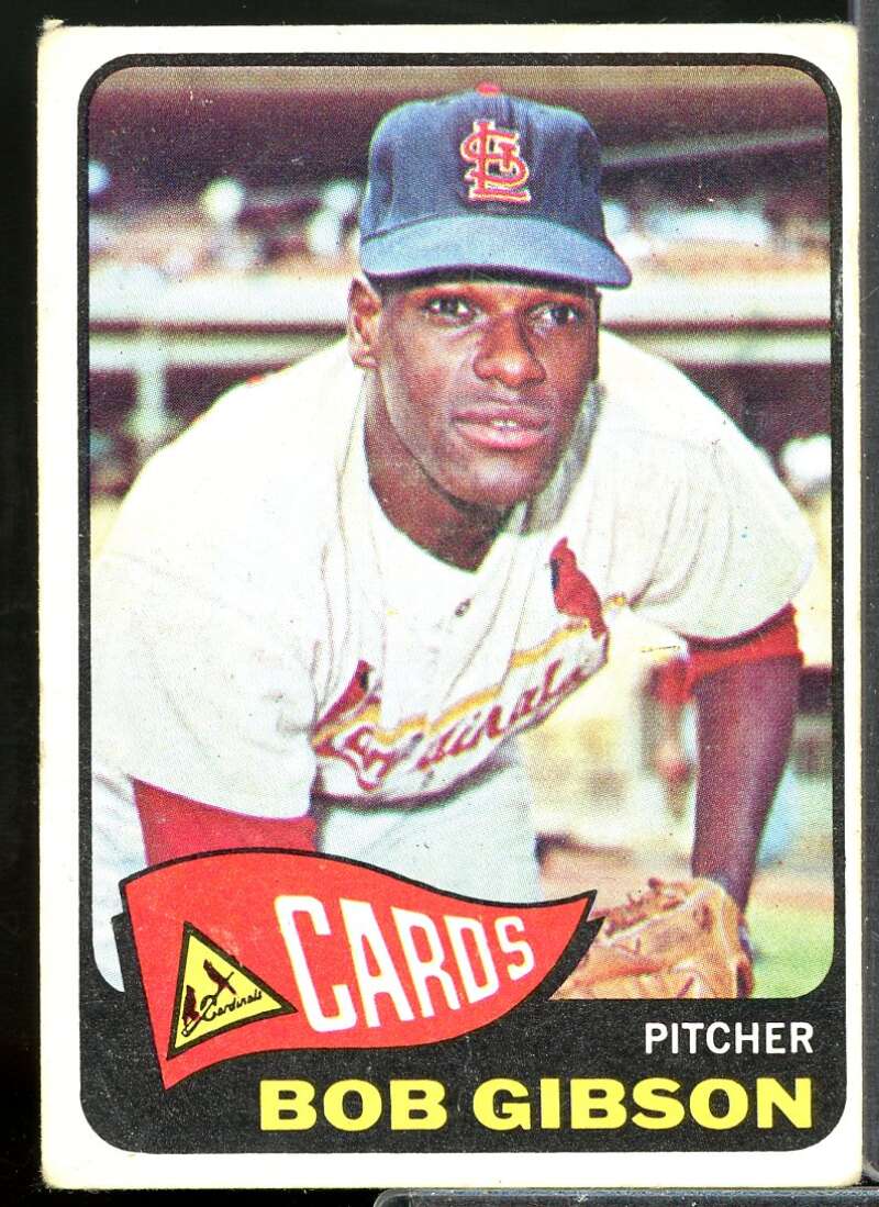 Bob Gibson Card 1965 Topps #320  Image 1