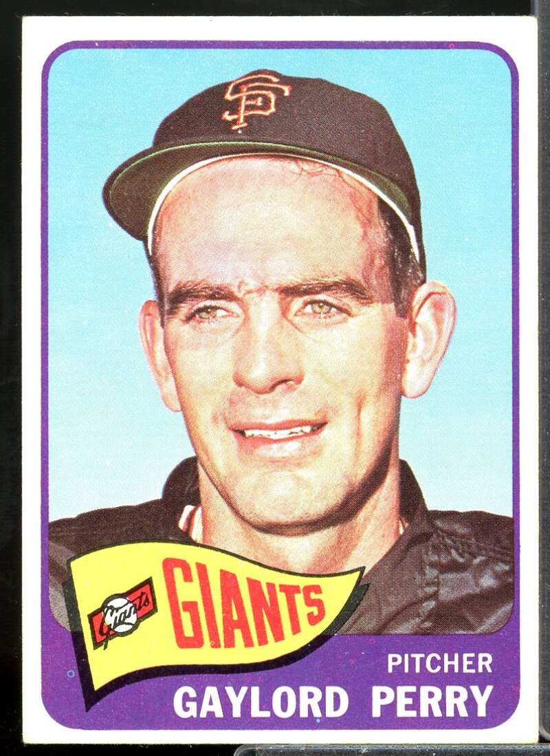 Gaylord Perry Card 1965 Topps #193  Image 1