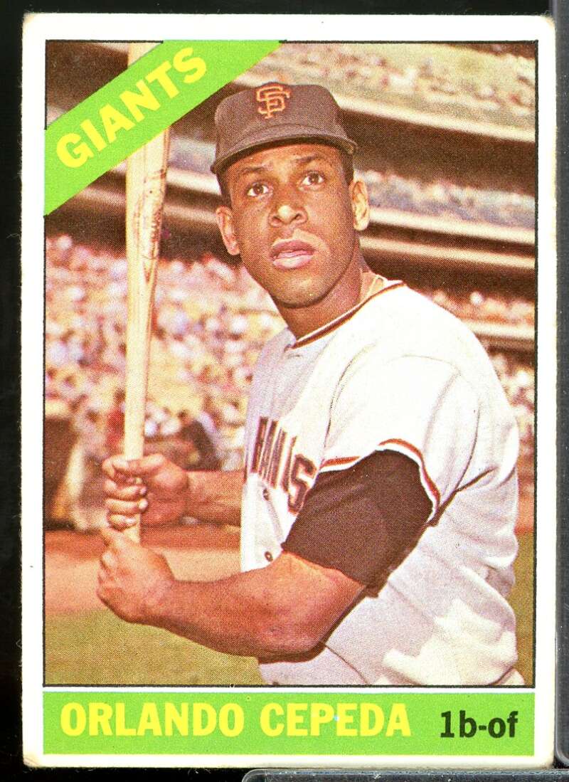 Orlando Cepeda Card 1966 Topps #132  Image 1