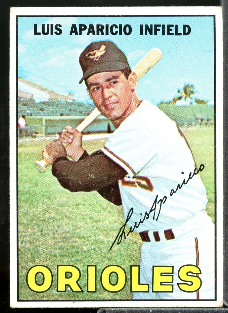 Luis Aparicio Card 1967 Topps #60  Image 1