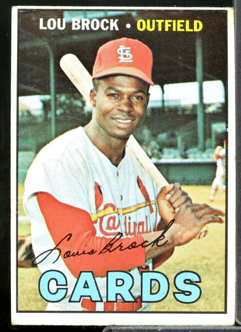 Lou Brock Card 1967 Topps #285  Image 1