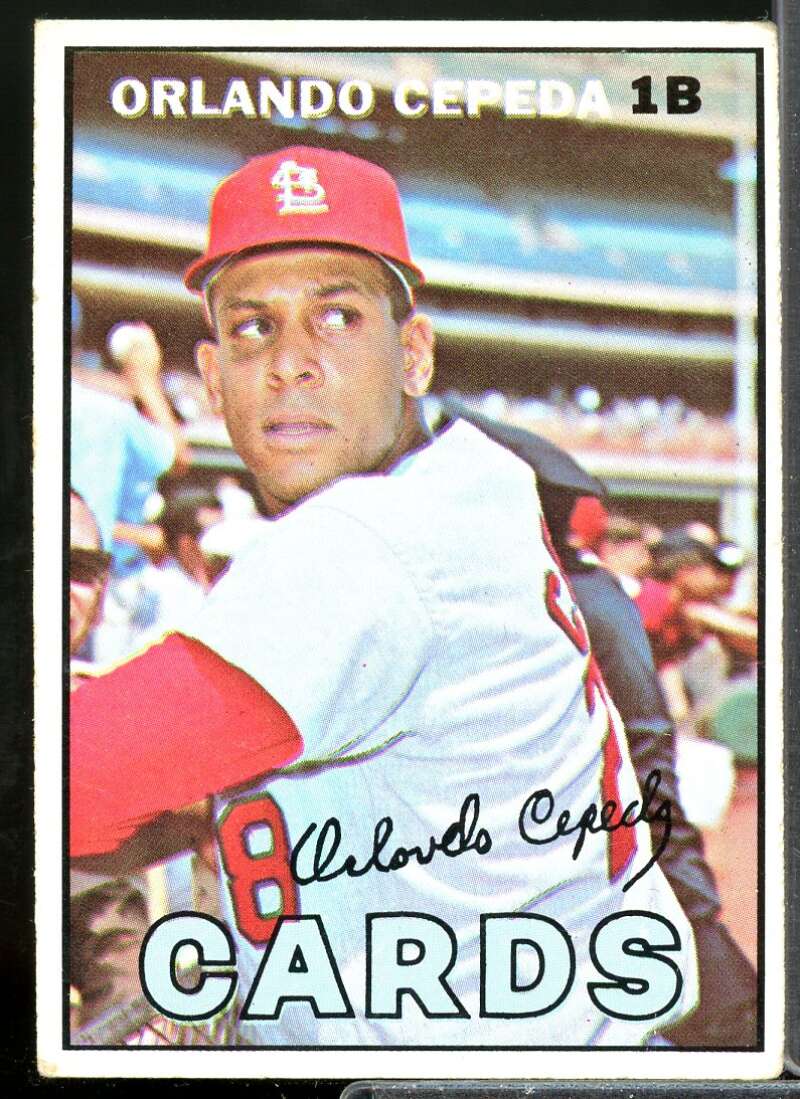 Orlando Cepeda Card 1967 Topps #20  Image 1