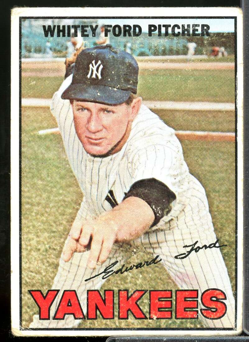 Whitey Ford Card 1967 Topps #5  Image 1