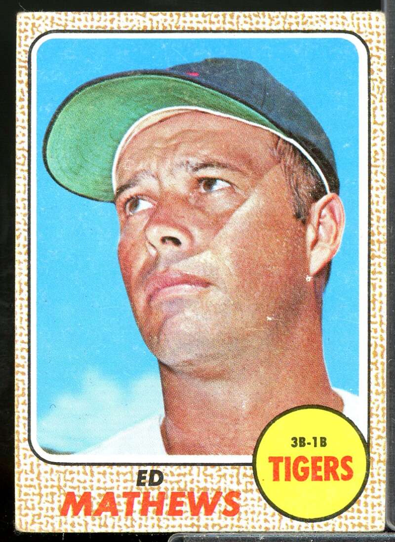 Eddie Mathews Card 1968 Topps #58  Image 1