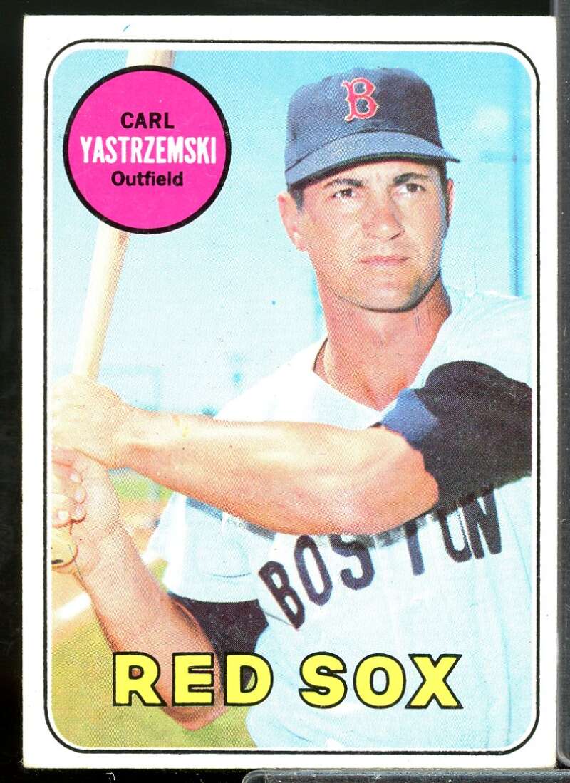 Carl Yastrzemski Card 1969 Topps #130  Image 1
