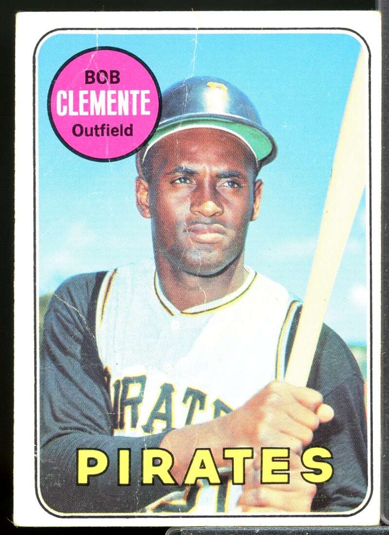 Roberto Clemente Card 1969 Topps #50  Image 1