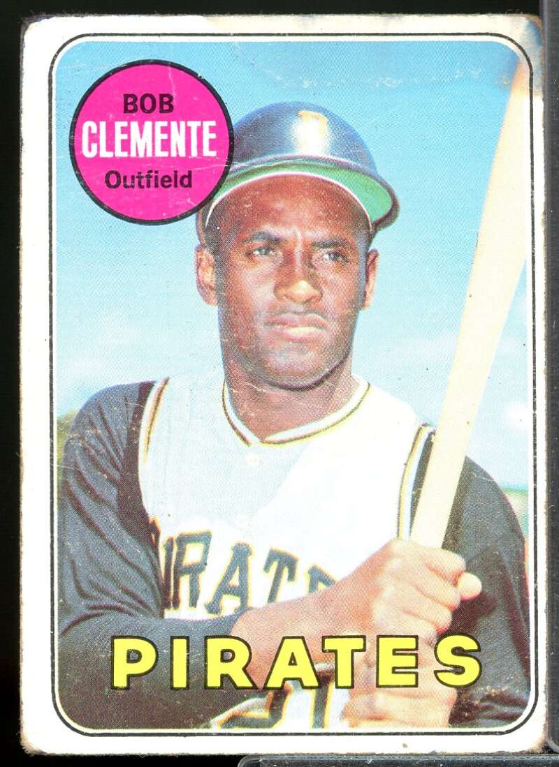Roberto Clemente Card 1969 Topps #50  Image 1