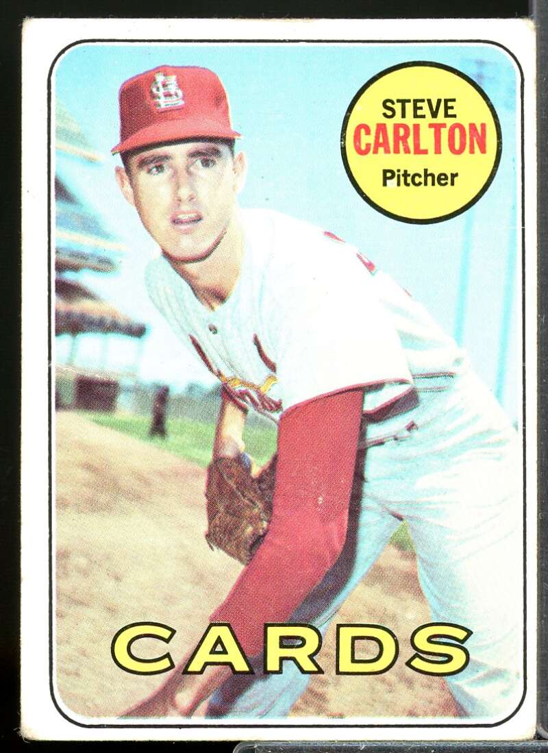 Steve Carlton Card 1969 Topps #255  Image 1