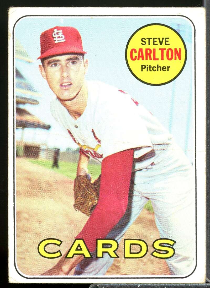 Steve Carlton Card 1969 Topps #255  Image 1