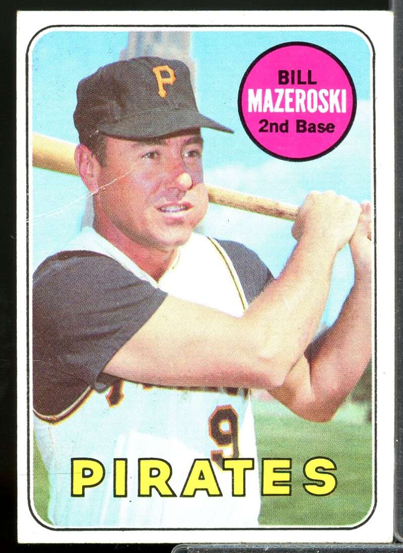 Bill Mazeroski Card 1969 Topps #335  Image 1