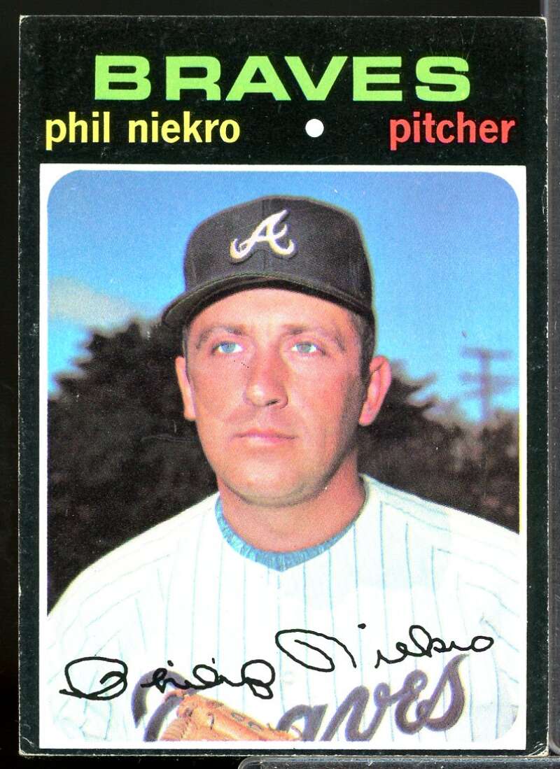 Phil Niekro Card 1971 Topps #30  Image 1