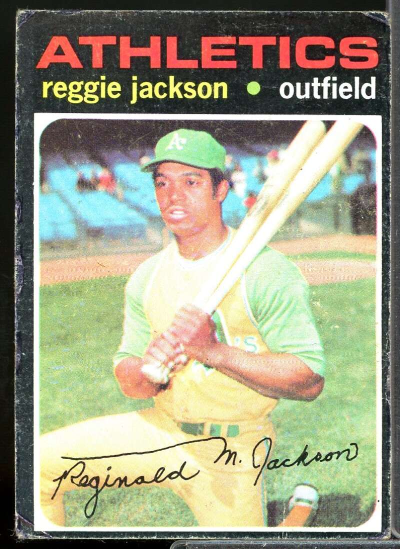 Reggie Jackson Card 1971 Topps #20  Image 1
