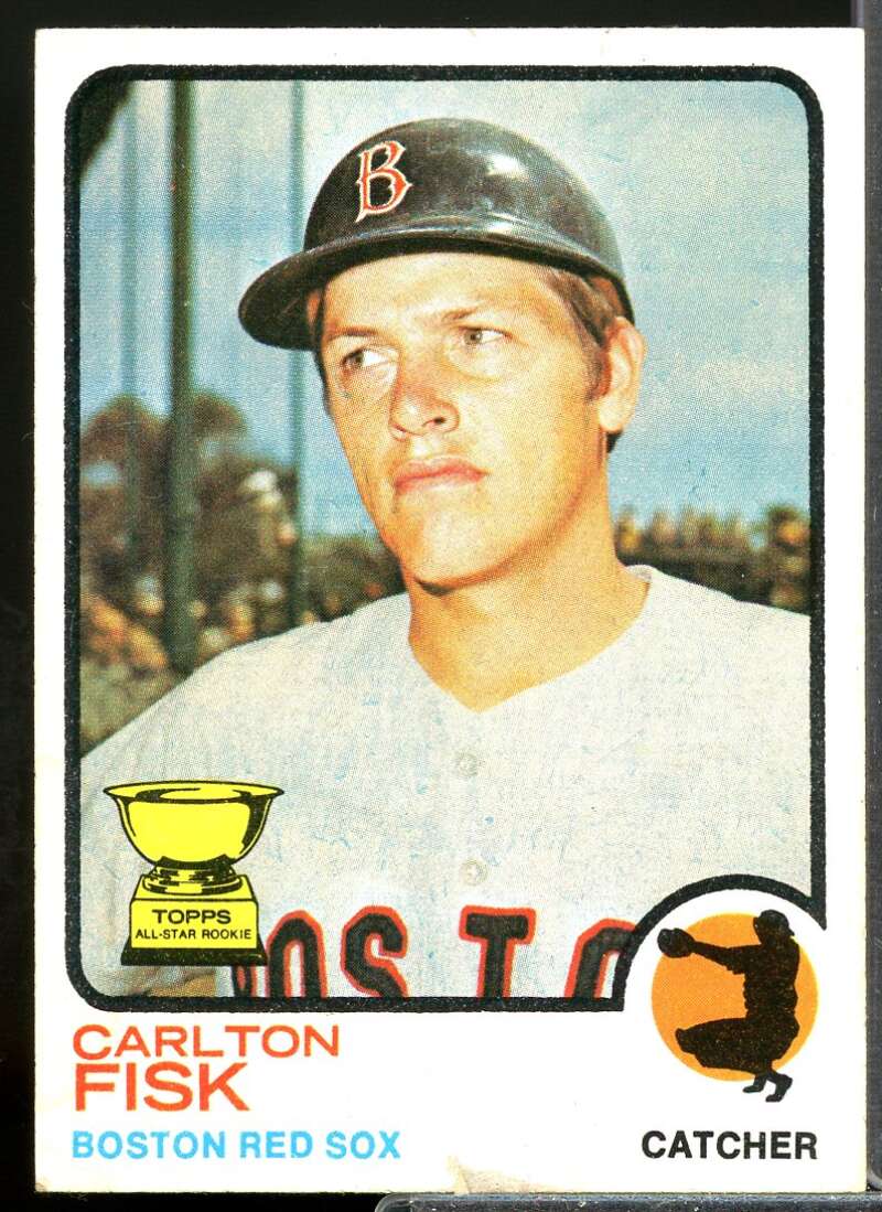 Carlton Fisk Card 1973 Topps #193  Image 1
