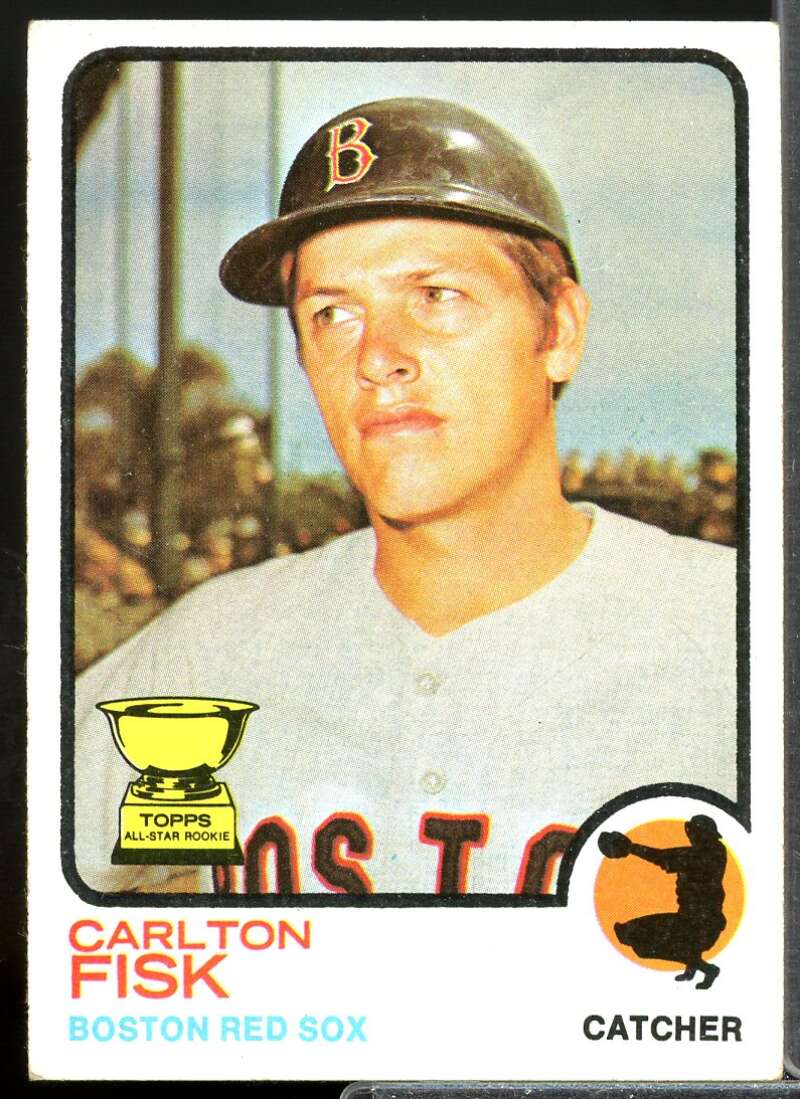 Carlton Fisk Card 1973 Topps #193  Image 1