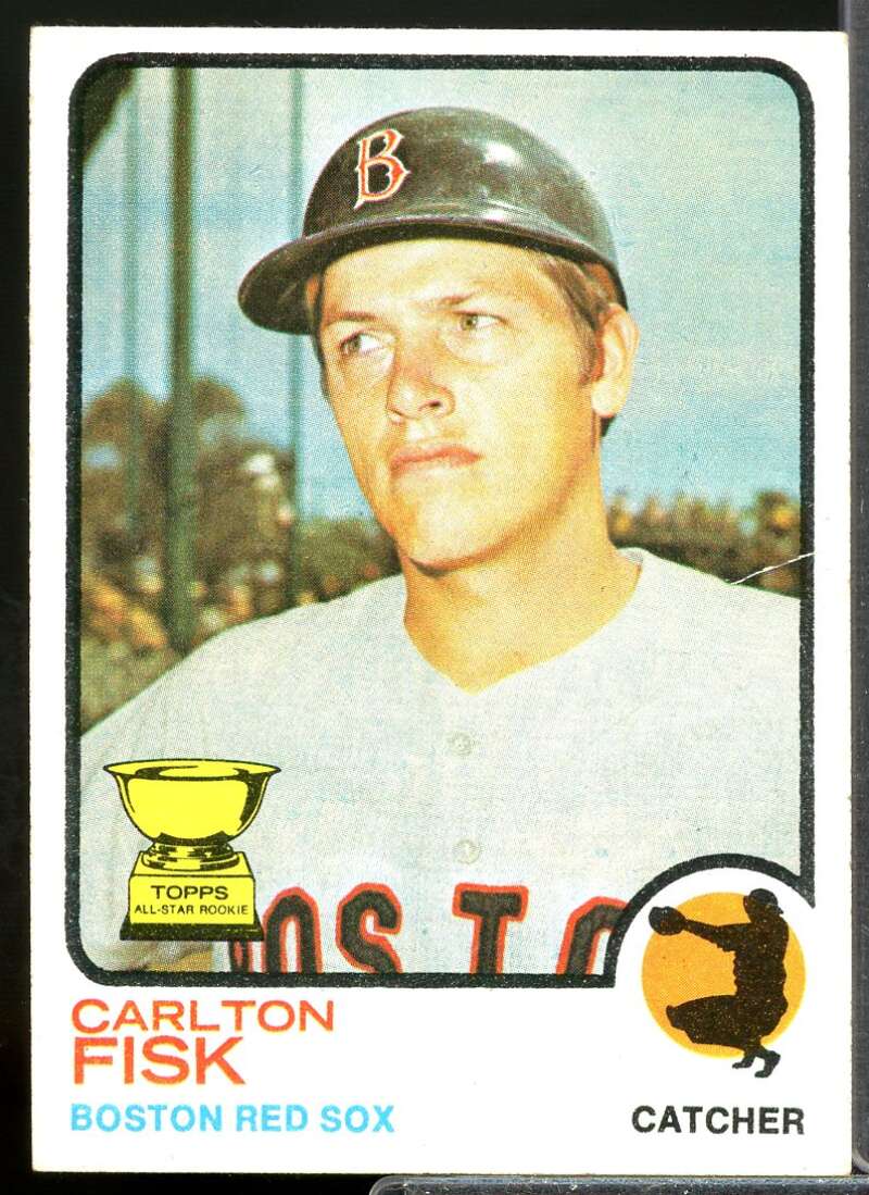 Carlton Fisk Card 1973 Topps #193  Image 1