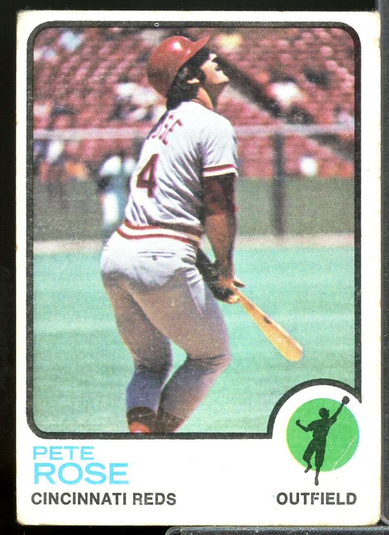 Pete Rose Card 1973 Topps #130  Image 1