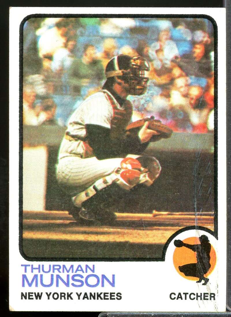 Thurman Munson Card 1973 Topps #142  Image 1