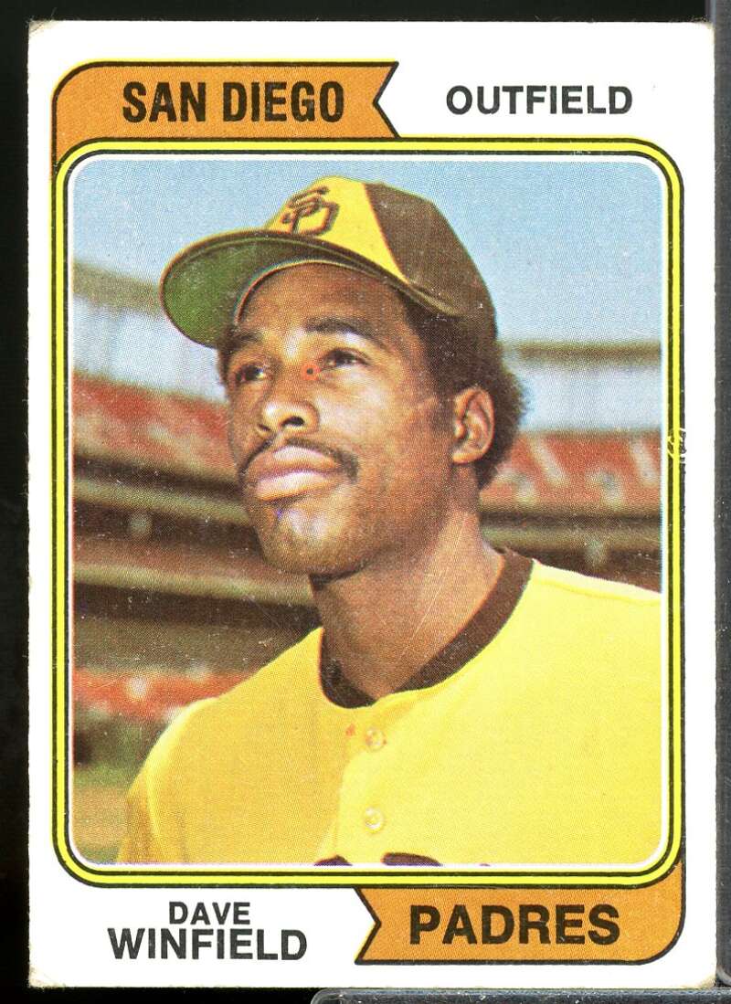 Dave Winfield Rookie Card 1974 Topps #456  Image 1