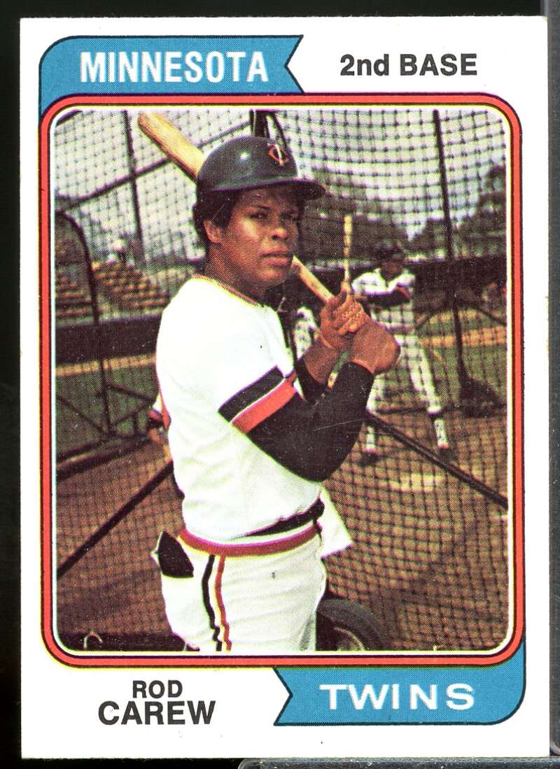 Rod Carew Card 1974 Topps #50  Image 1