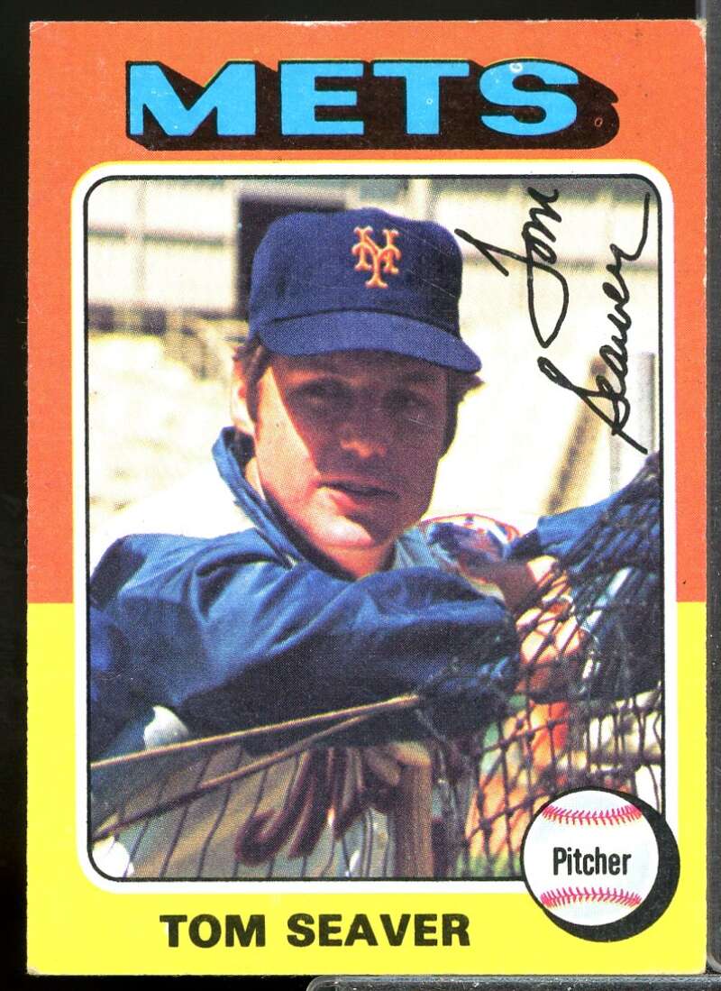 Tom Seaver Card 1975 Topps #370  Image 1