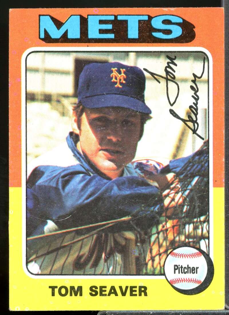 Tom Seaver Card 1975 Topps #370  Image 1