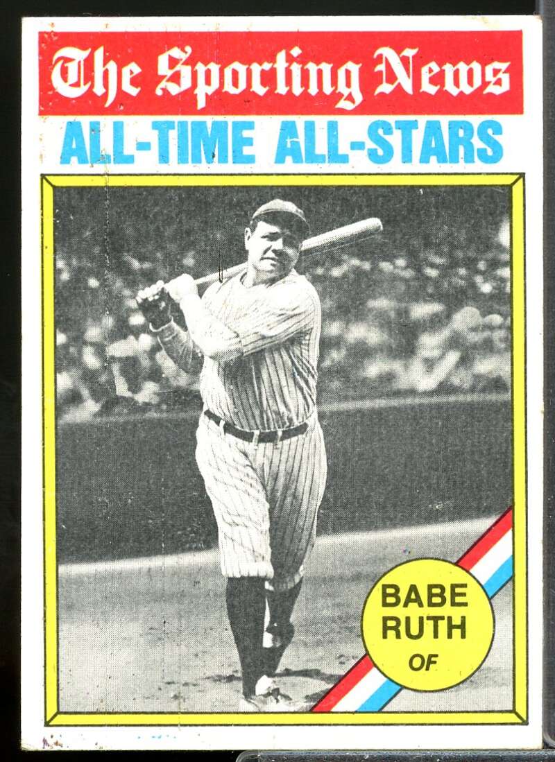 Babe Ruth ATG Card 1976 Topps #345  Image 1