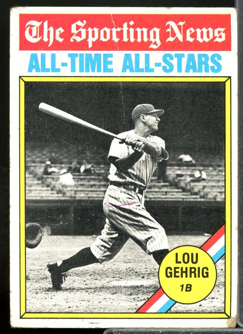 Lou Gehrig ATG Card 1976 Topps #341  Image 1